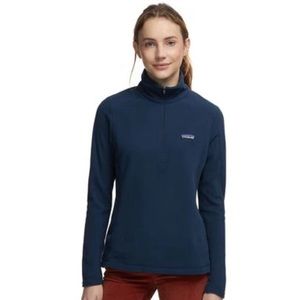 Patagonia Micro D 1/4-Zip Fleece Pullover Navy